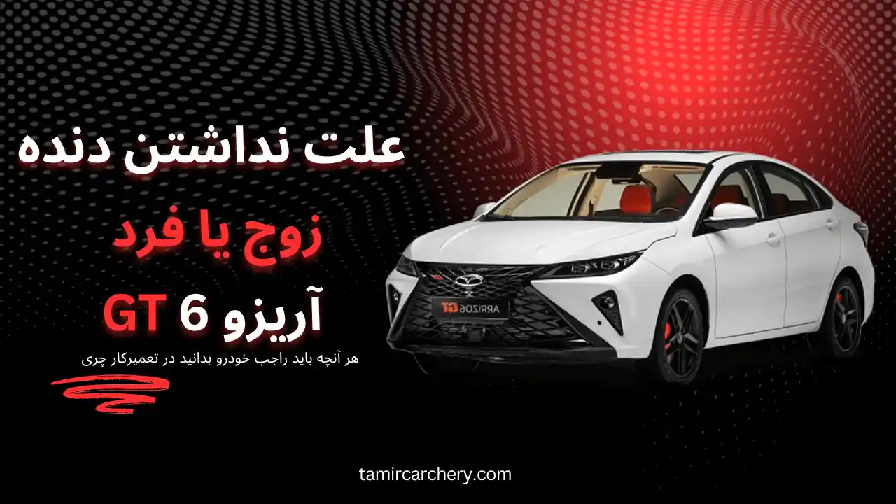 علت نداشتن دنده های زوج یا فرد آریزو ۶ GT